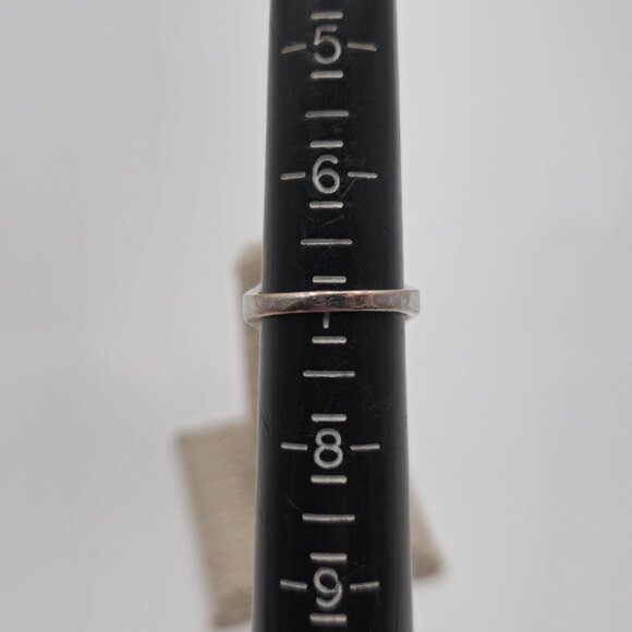 Size 7 Silver And Copper Tone Large Pink Cubic Zirconia Gem Ring A2932 - Picture 7 of 9